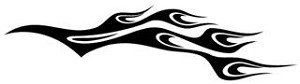Flame Pattern v42 Decal Sticker 