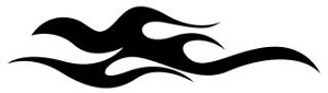 Flame Pattern v7 Decal Sticker 