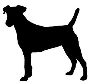 Fox Terrier Silhouette Decal Sticker 