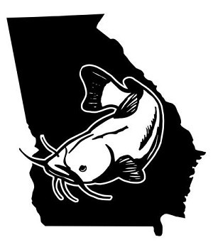 Georgia Catfish Decal Sticker 