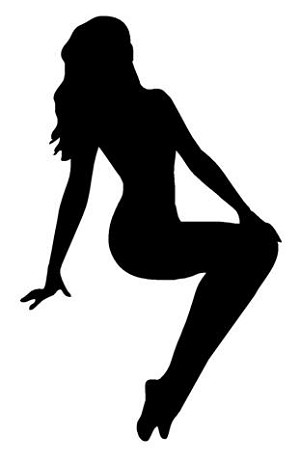 Girl Posing v1 Decal Sticker 