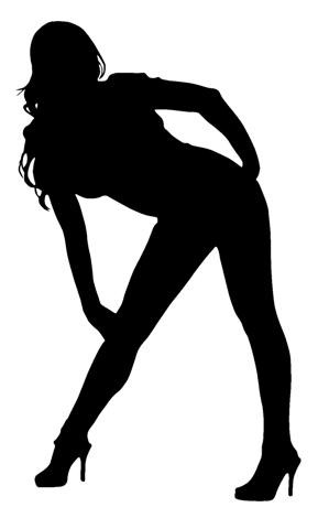 Girl Posing v2 Decal Sticker 
