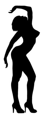 Girl Posing v3 Decal Sticker 