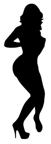 Girl Posing v4 Decal Sticker 