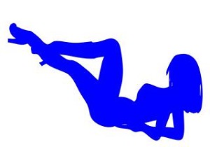 Girl Posing Silhouette v10 Decal Sticker 