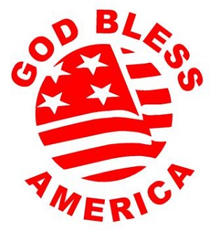 God Bless America Decal Sticker 