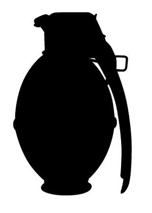 Grenade v2 Decal Sticker 