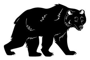 Grizzly Bear Decal Sticker 