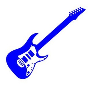 Guitar v4 Decal Sticker 