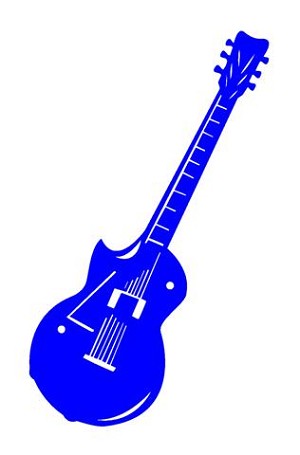 Guitar v6 Decal Sticker 