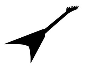 Guitar v7 Decal Sticker 