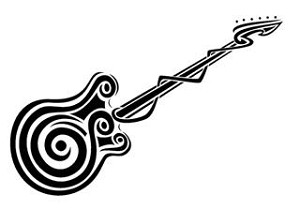 Guitar v8 Decal Sticker 