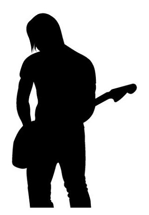 Guitarist v2 Decal Sticker 