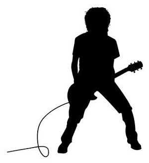 Guitarist v3 Decal Sticker 