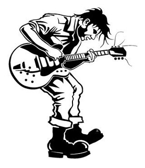 Guitarist v8 Decal Sticker 