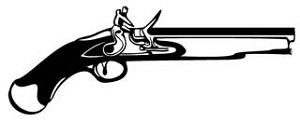 Gun v1 Decal Sticker 