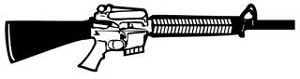 Gun v2 Decal Sticker 