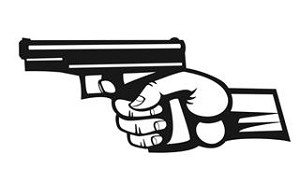 Handgun v7 Decal Sticker 