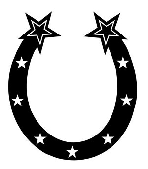 Horseshoe Design v6 Decal Sticker 