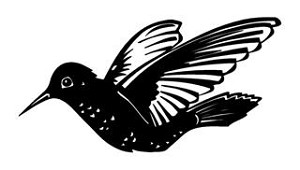 Hummingbird v2 Decal Sticker 