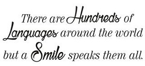Hundreds of Languages, Smile Speaks them All Decal 