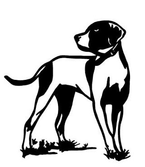 Hunting Dog v1 Decal Sticker 