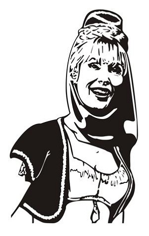 I Dream of Jeannie Decal Sticker 