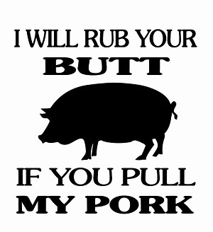 I Will Rub Your Butt Decal Sticker 