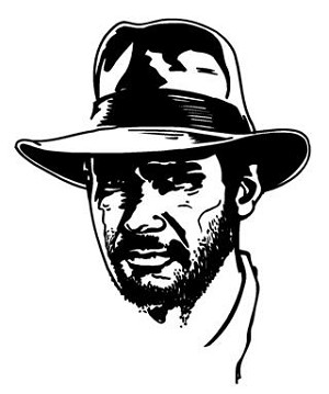 Indiana Jones Decal Sticker 