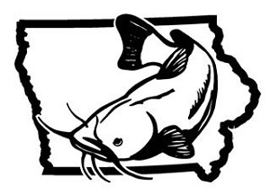 Iowa Catfish v2 Decal Sticker 