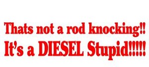 It's a Diesel Stupid Decal Sticker 