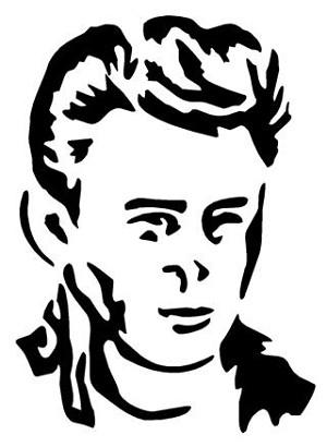 James Dean Decal Sticker 