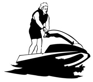Jet Ski v2 Decal Sticker 
