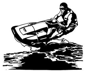 Jet Ski v3 Decal Sticker 