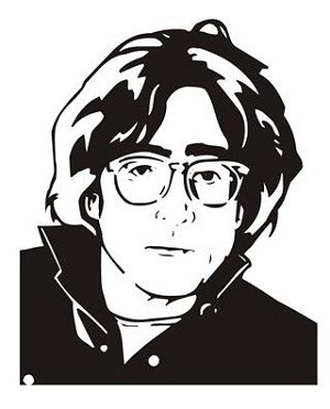 John Lennon v2 Decal Sticker 