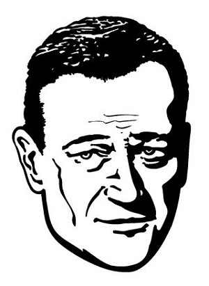 John Wayne v3 Decal Sticker 