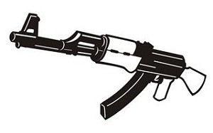 Kalashnikov AK 47 Decal Sticker 