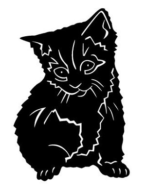 Kitten v4 Decal Sticker 