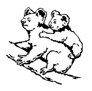 Koalas Decal Sticker 
