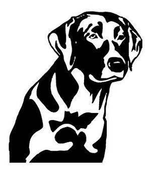 Labrador v3 Decal Sticker 