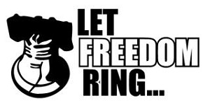 Let Freedom Ring Decal Sticker 