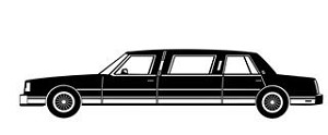 Limousine Decal Sticker 