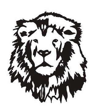 Lion Head v3 Decal Sticker 