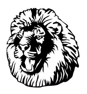 Lion Head Decal Sticker 