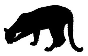 Lion Silhouette v3  Decal Sticker 