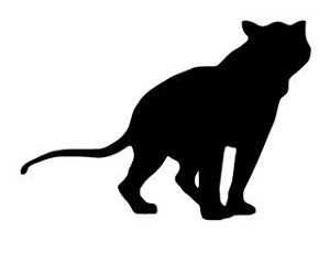 Lion Silhouette v7 Decal Sticker 