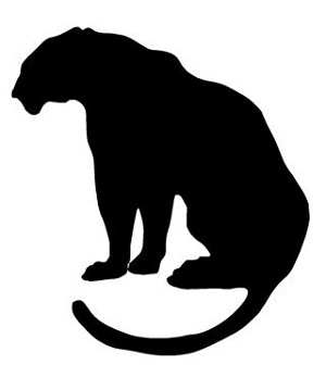 Lion Silhouette v9 Decal Sticker 