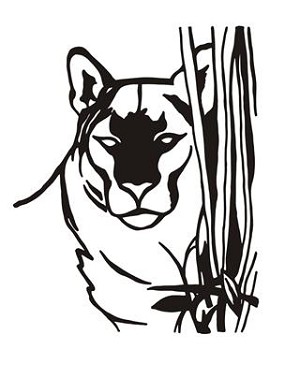 Lioness Head v3 Decal Sticker 