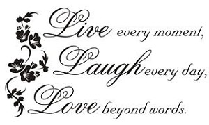 Live Laugh Love Decal 