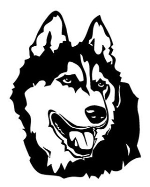 Malamute Decal Sticker 